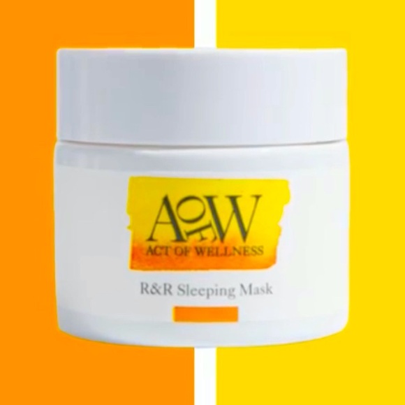 NWT! Act of Wellness R&R Sleeping Mask - Overnight Glow - Picture 1 of 2